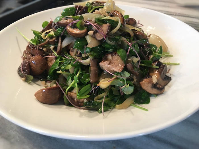 wild mushroom salad