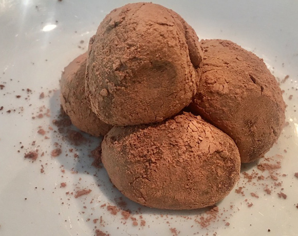 peppermint chocolate truffles